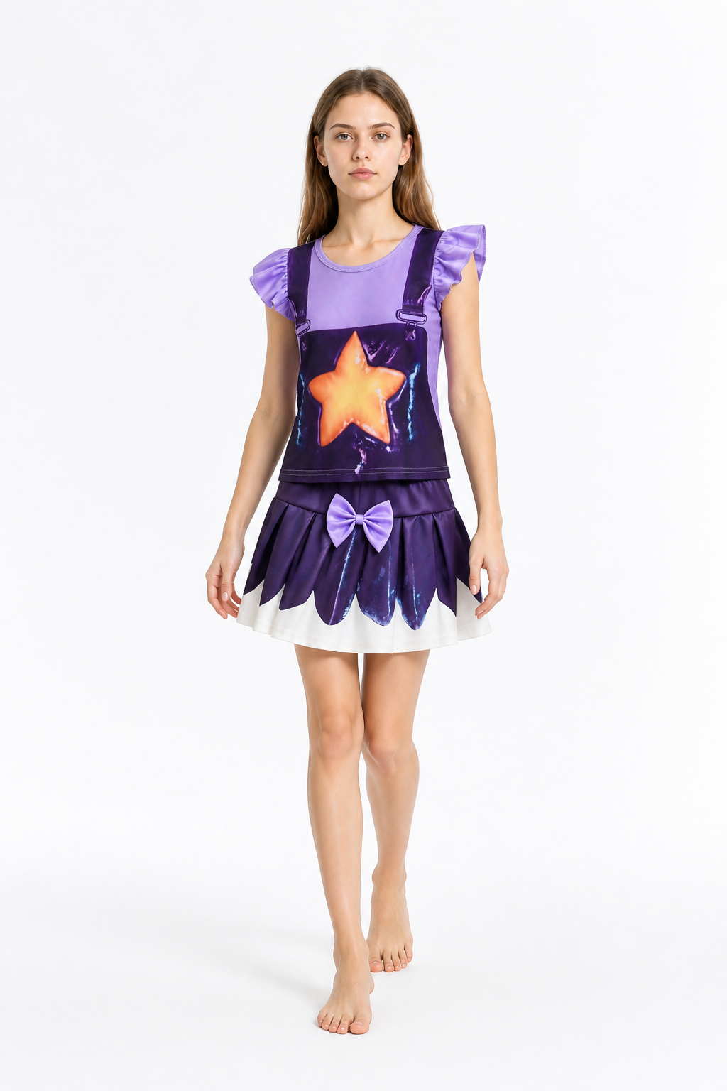Lily Cosplay Costume: Top and Bow Skirt Costume Accessories detail 2