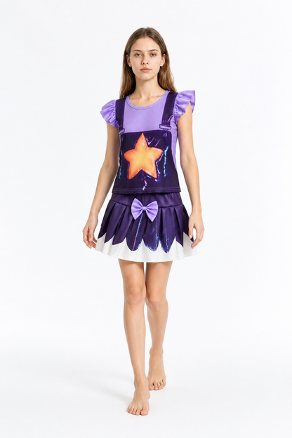Lily Cosplay Costume: Top and Bow Skirt Costume Accessories detail 2