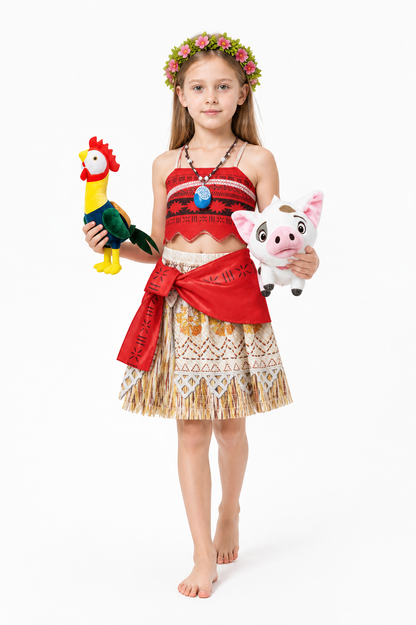 Children's carnival costume with an ethnic pattern and skirt Costumes detail 2