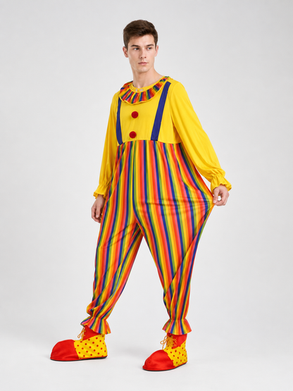 Clown Costume for Carnival and Stage Performances
