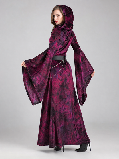 Hooded Vampire Costume, Gothic Outfit