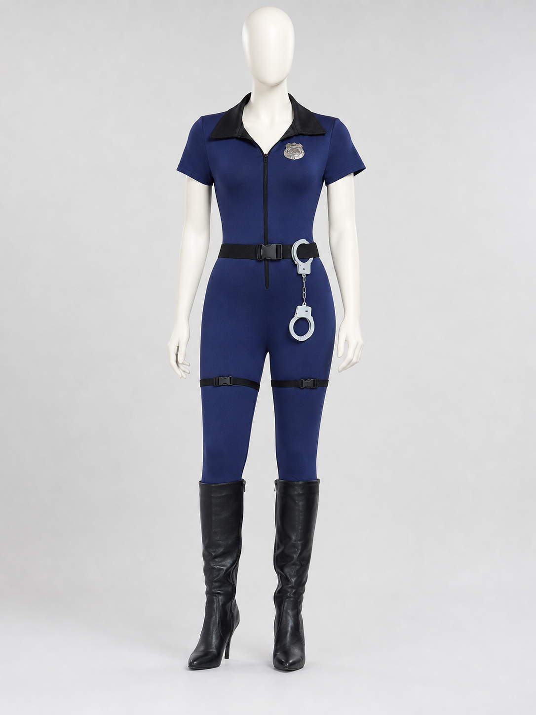 Police Cosplay Costume with Cap