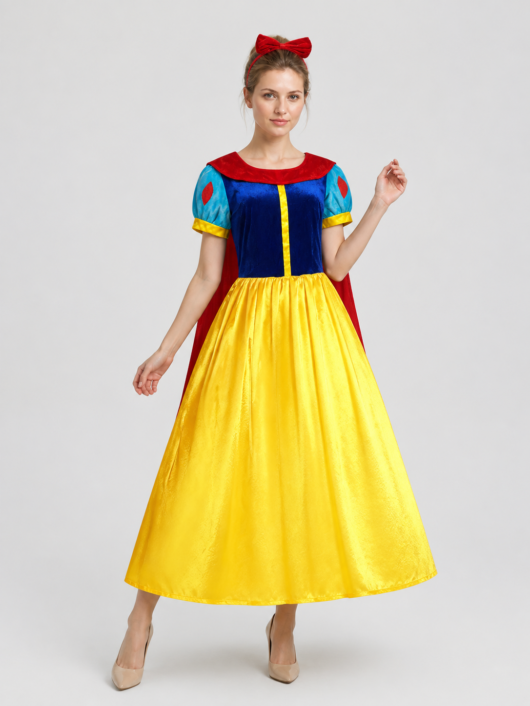Snow White Cosplay Costume, Dress and Headband Costume Dresses detail 2