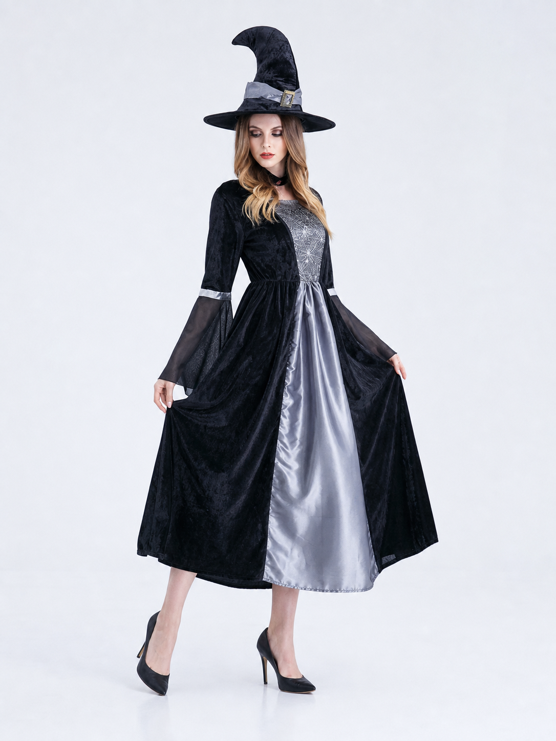 Halloween Cosplay Costume: Dress and Hat Costume Dresses detail