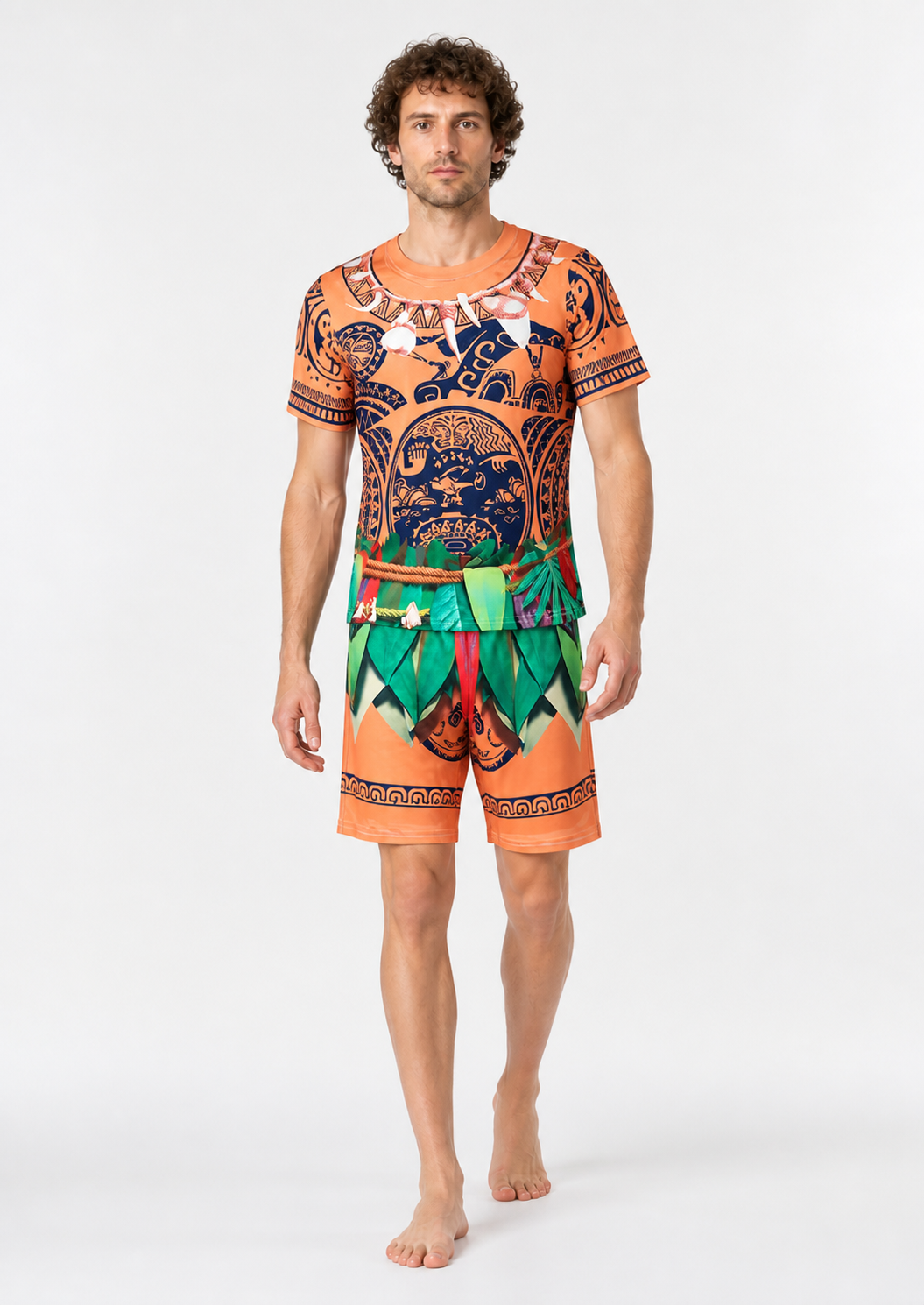 Maui Cosplay Costume with T-Shirt and Shorts Costumes detail 2