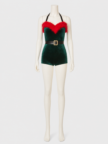 Christmas Carnival Hooded Jumpsuit Costumes detail 2