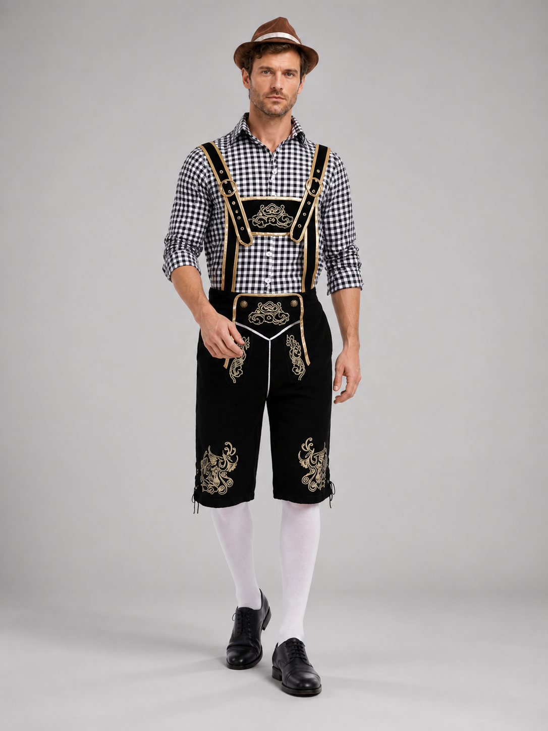 Bavarian Oktoberfest Costume with Suspenders Costumes detail 2