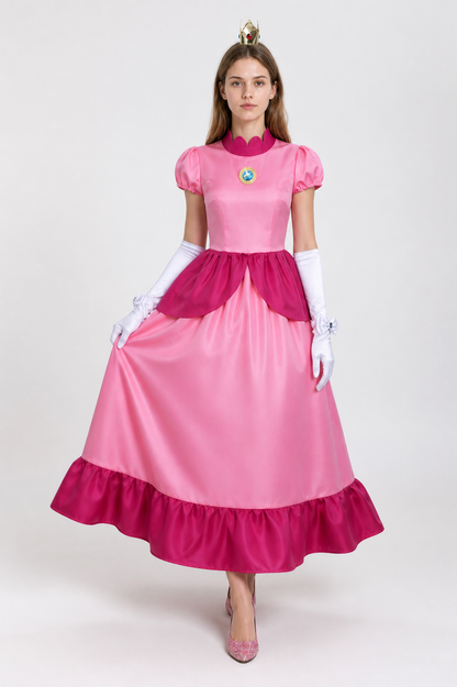 Costume Dress with Crown, Gloves, and Brooch Costume Dresses detail 2
