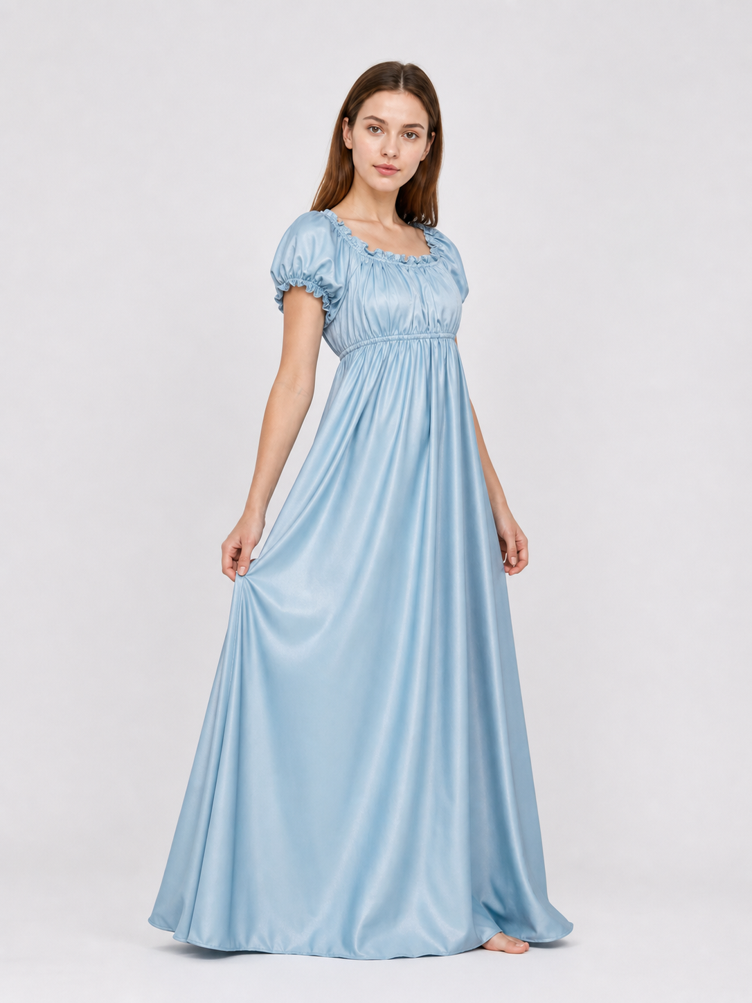 Bridgerton-Style Retro Dress for Balls, Cosplay, and Stage Performances