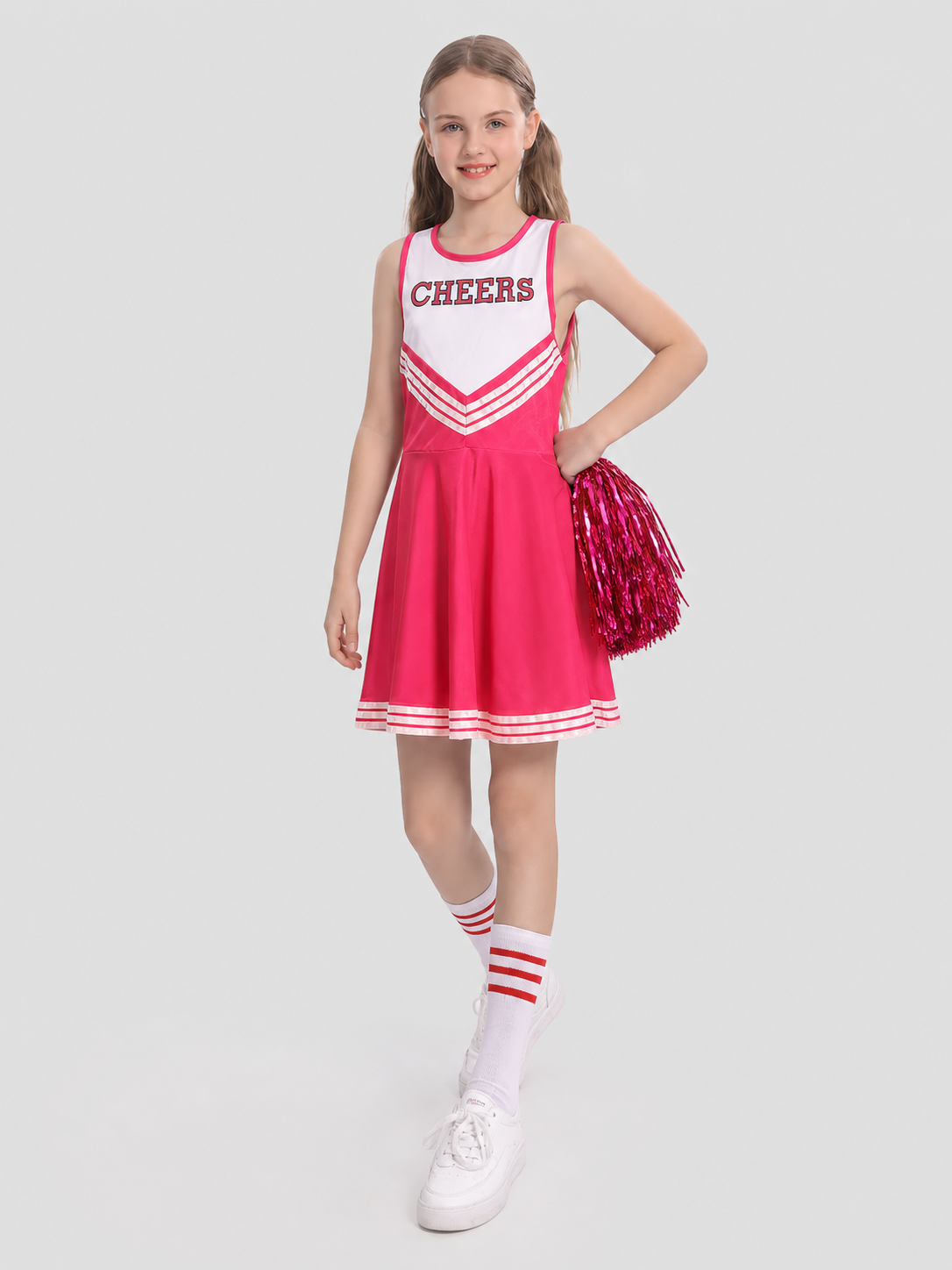 Sleeveless Cheerleading Stage Dress Costume Dresses detail 2