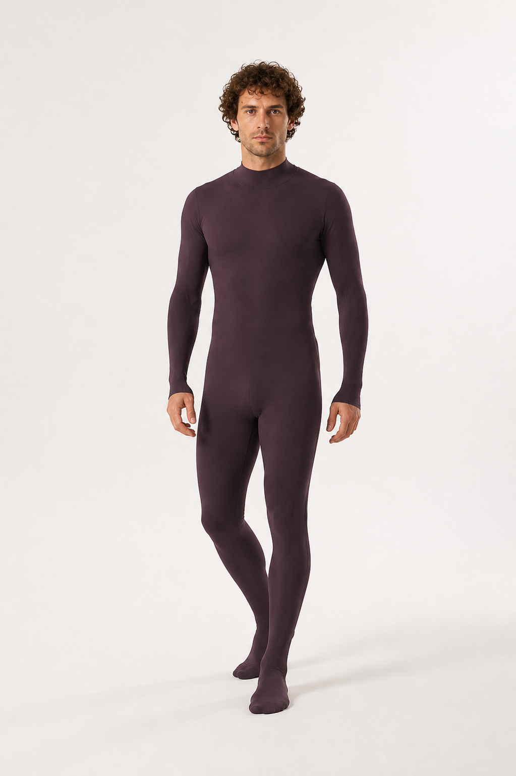 Fitted Zentai Jumpsuit with Open Head product detail