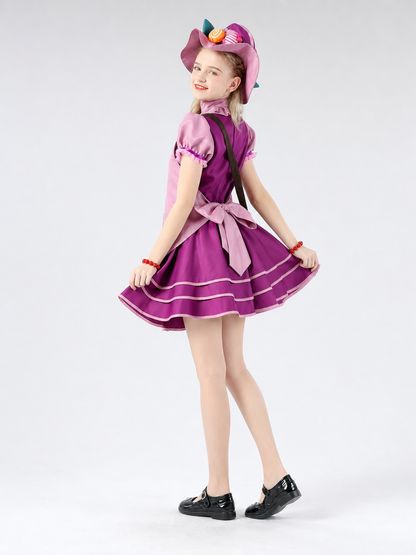 Candy-Style Stage Dress with Ruffles
