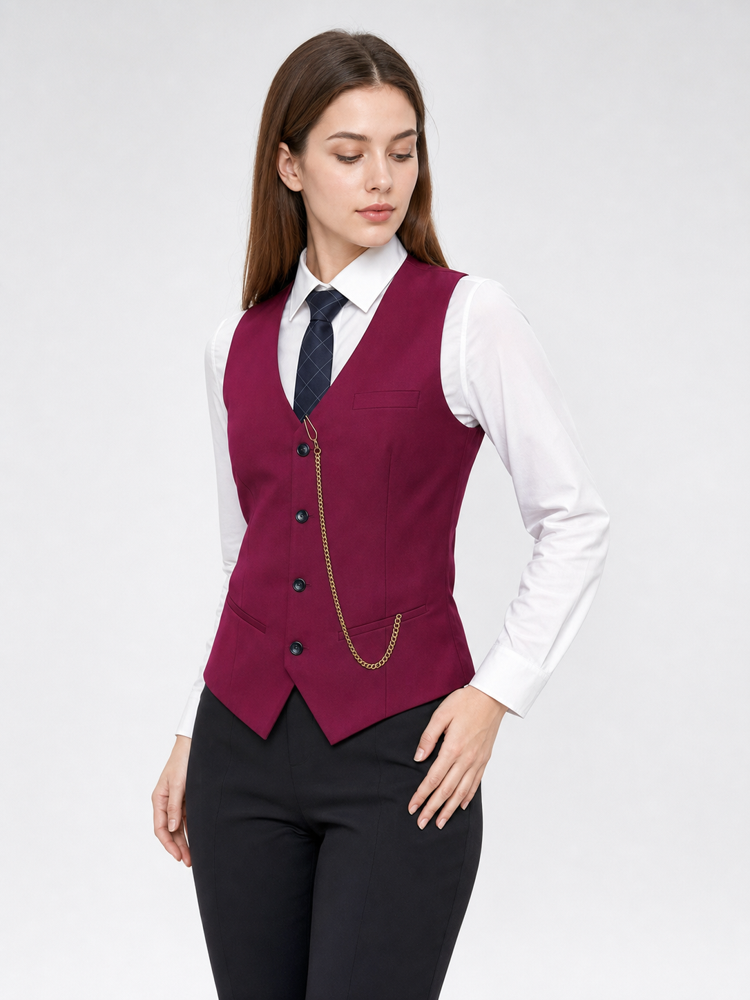 Vintage Costume Set with Vest and Accessories