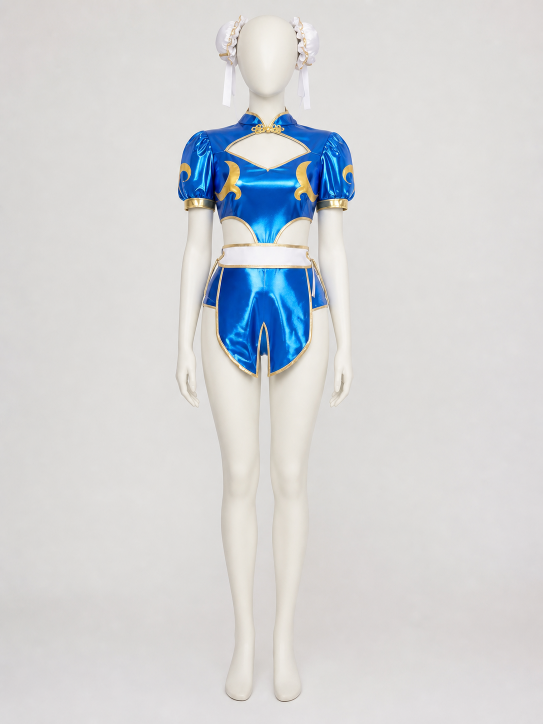 Chun-Li Street Fighter Cosplay Costume with Accessories Costume Accessories detail 2