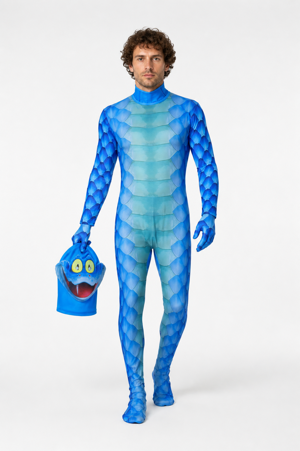 Snake Costume Jumpsuit with Hood and Gloves Costumes detail 2