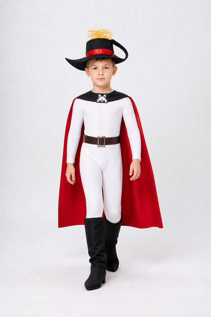 Puss in Boots Costume with Cape and Hat Costume Capes detail 2