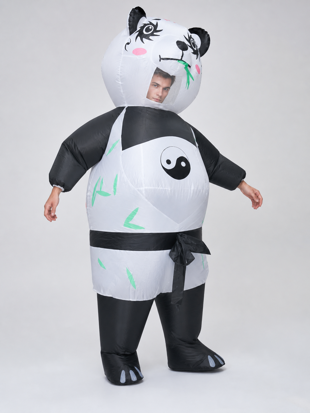Inflatable panda costume for parties and performances