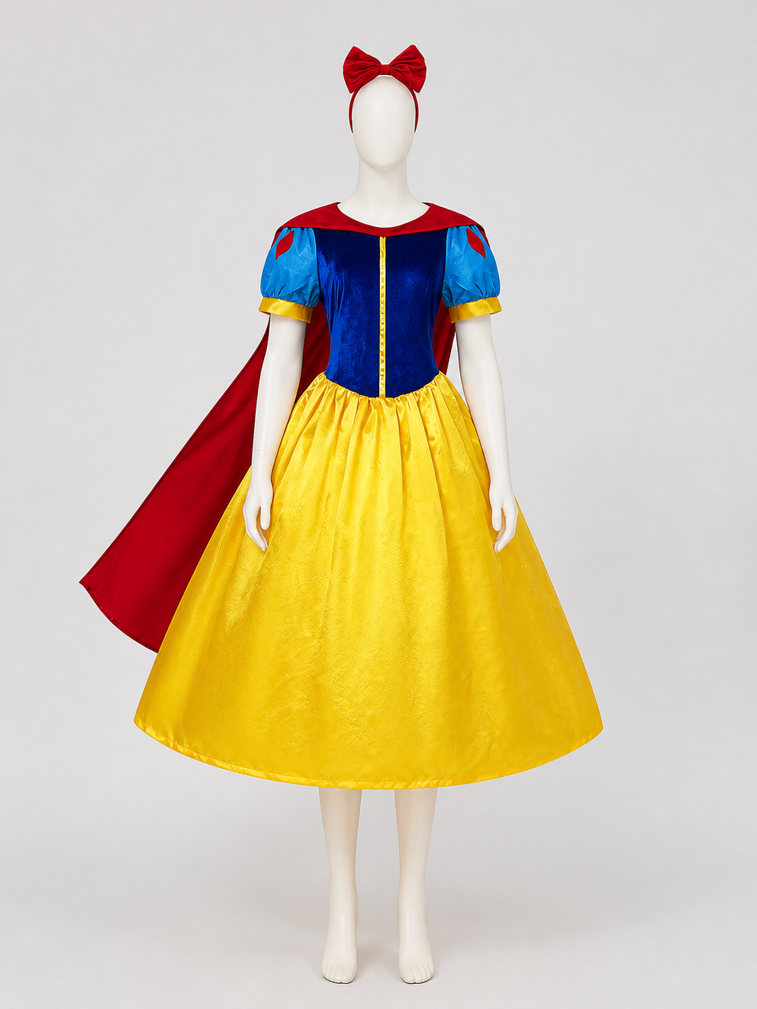 Snow White Cosplay Costume, Dress with Cape, S–4XL product detail 2