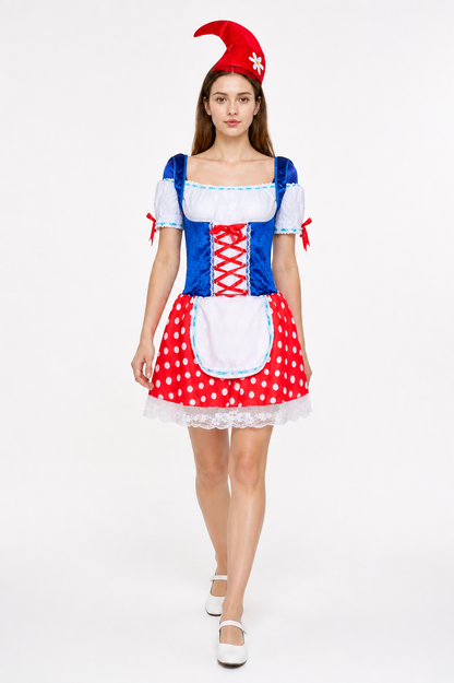 Oktoberfest Carnival Costume with Dress and Hat Costume Dresses detail 2
