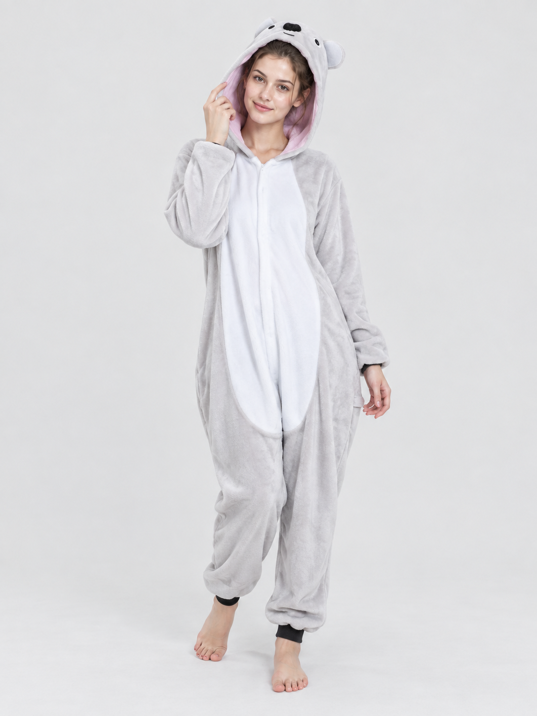 Sea Lion Hooded Pajama Jumpsuit
