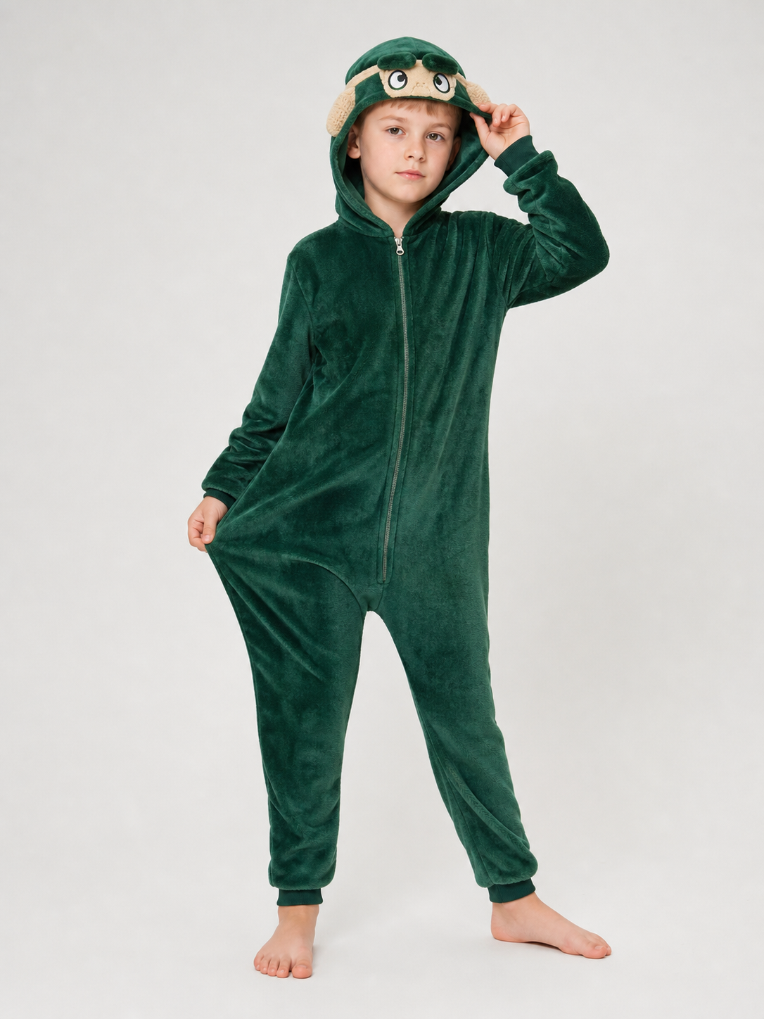 Monster Hooded Carnival Costume, Jumpsuit