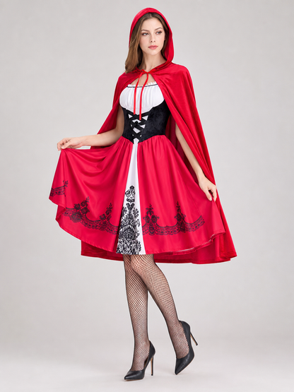 Little Red Riding Hood Costume: Dress and Cape