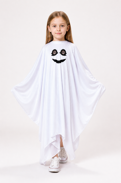 Halloween Ghost Costume with Black Face Costumes detail 2