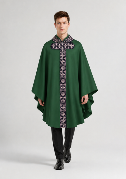 Cloak with a Geometric Pattern for Cosplay Costume Capes detail 2