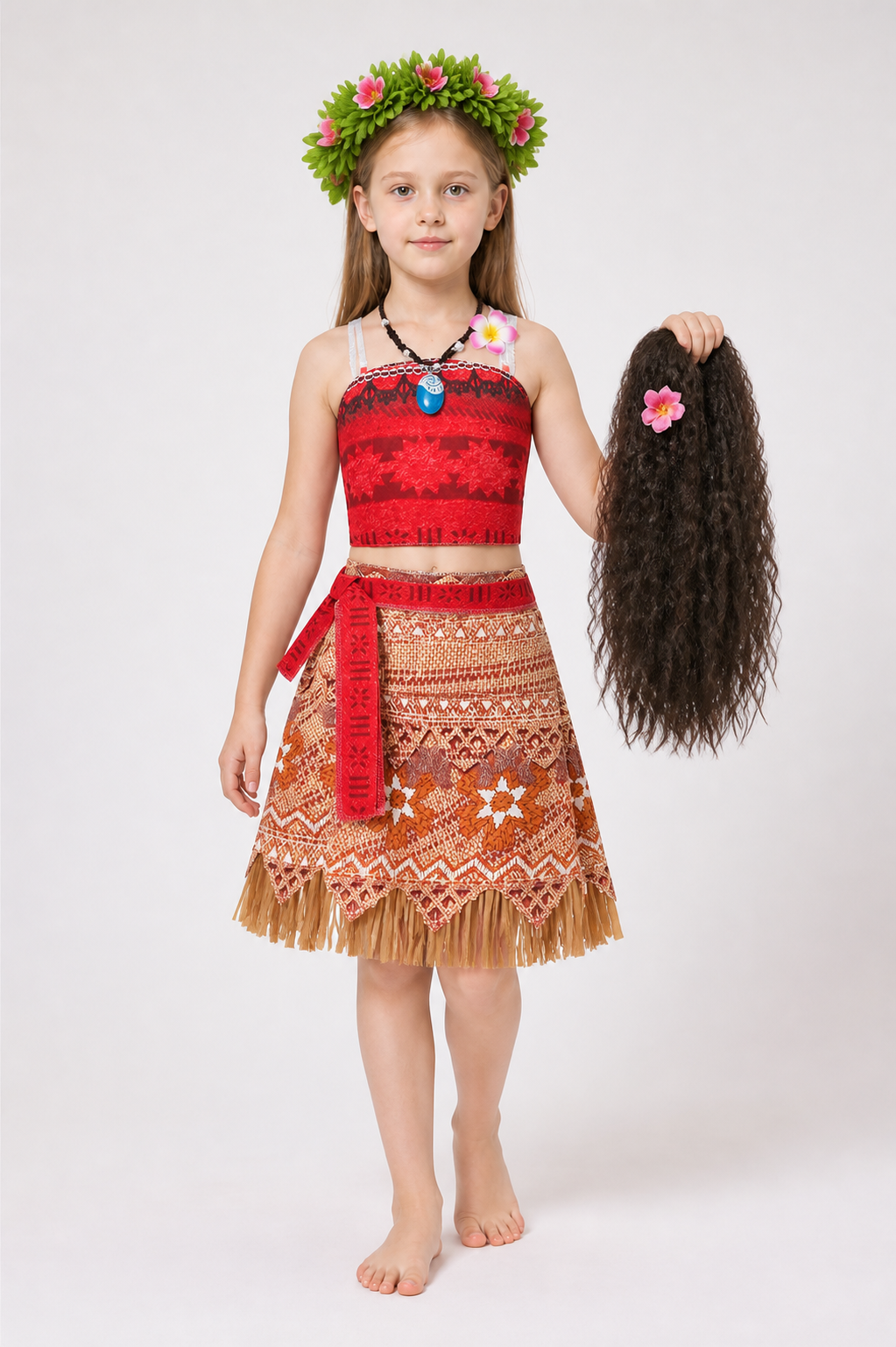 Children's Moana Princess Carnival Costume Costumes detail 2