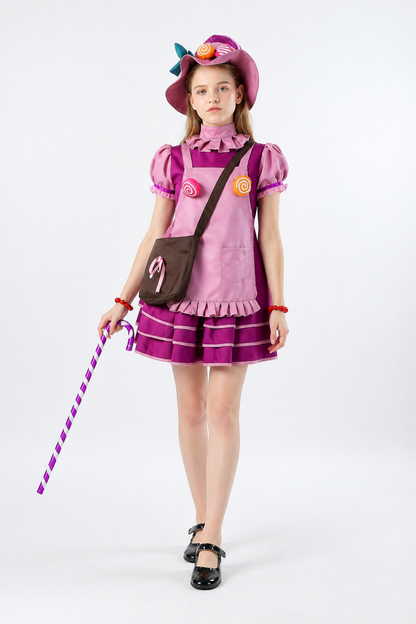 Carnival Costume with Candy Print and Ruffles Costumes detail 2