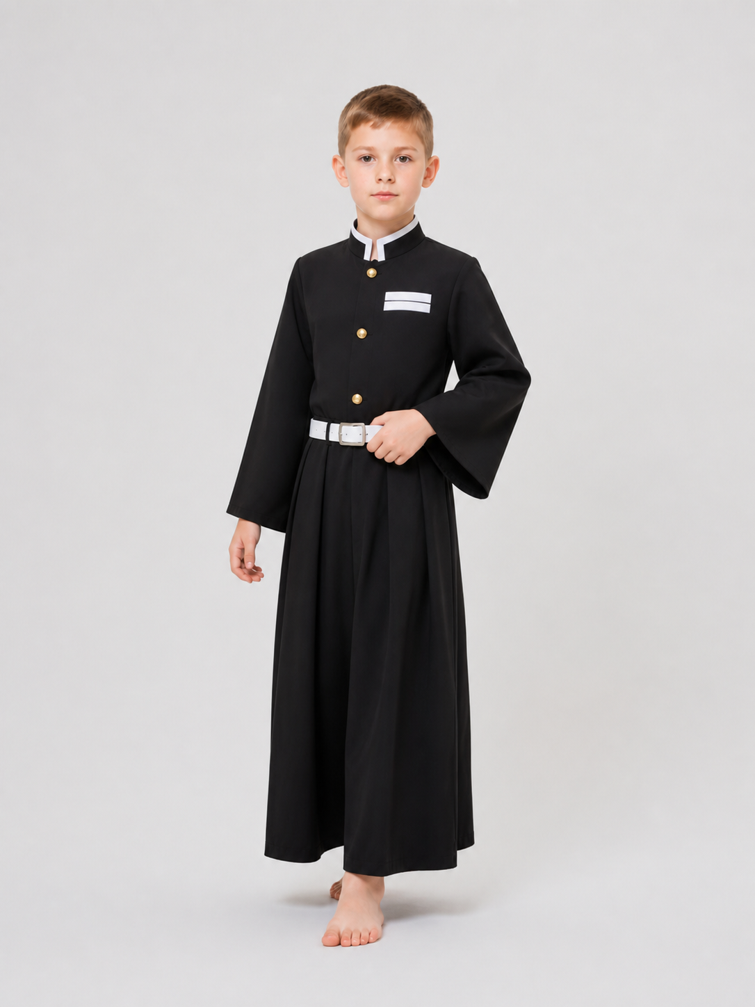 Tokito Muichiro Cosplay Costume: Top, Pants, and Belt Costumes detail 2