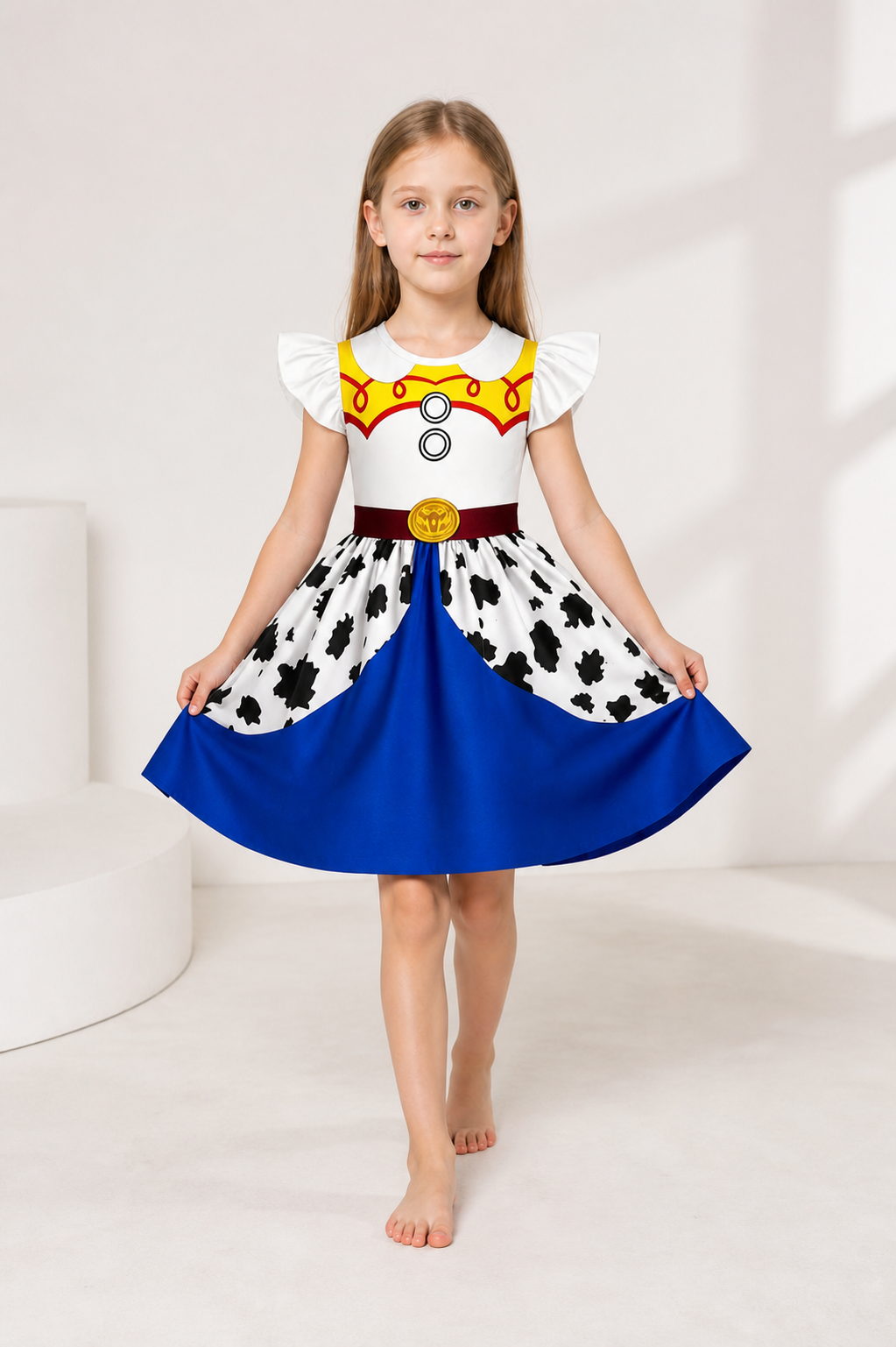 Children’s Woody and Jessie Halloween Cosplay Dress product detail 2