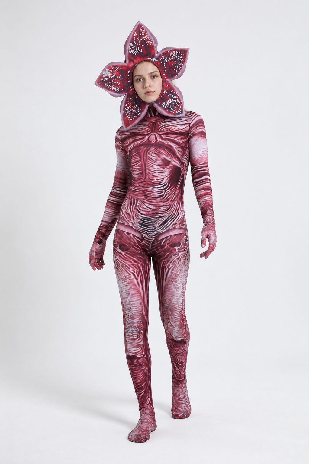 Carnivorous Flower Monster Carnival Costume with Headpiece Costume Headwear detail 2