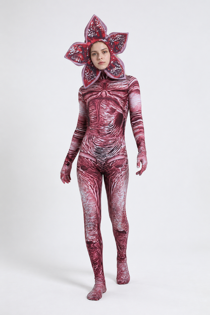 Carnivorous Flower Monster Carnival Costume with Headpiece Costume Headwear detail 2