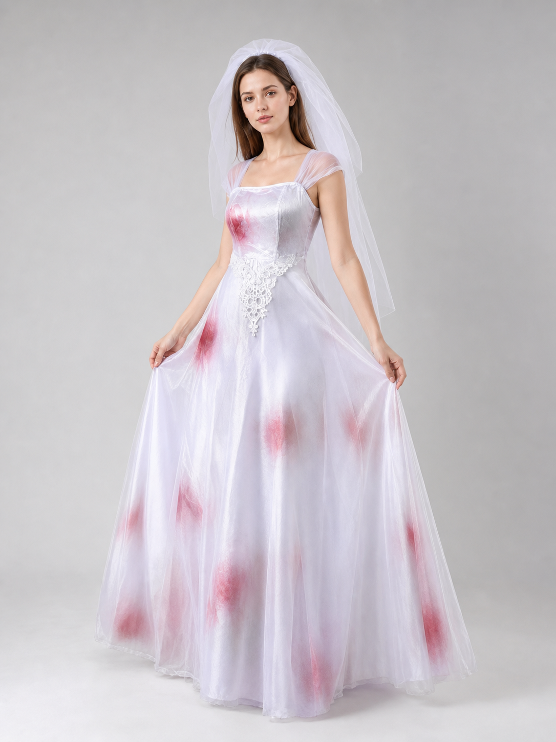 Costume: White Dress with Veil