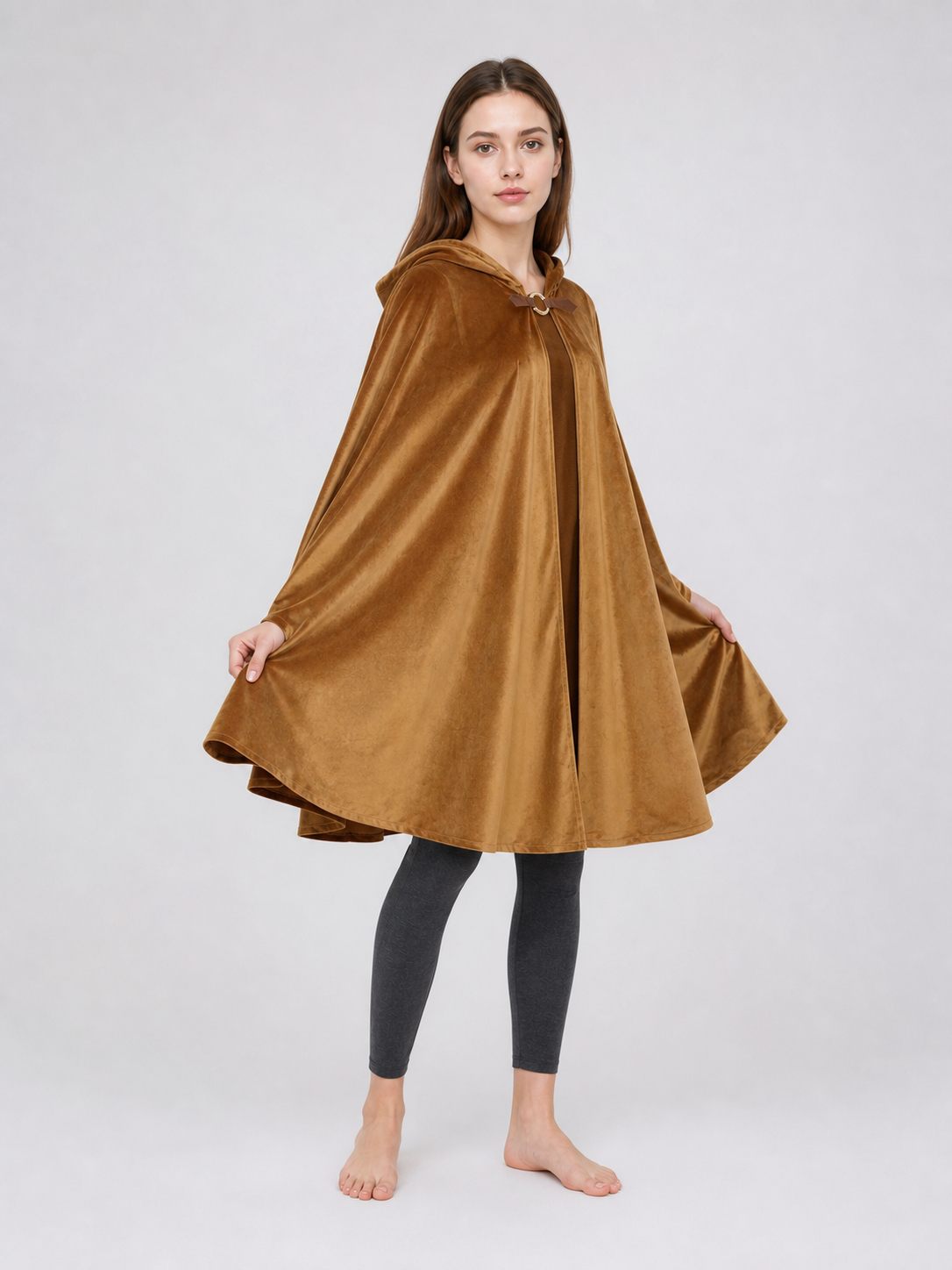 Medieval Hooded Cape for Cosplay