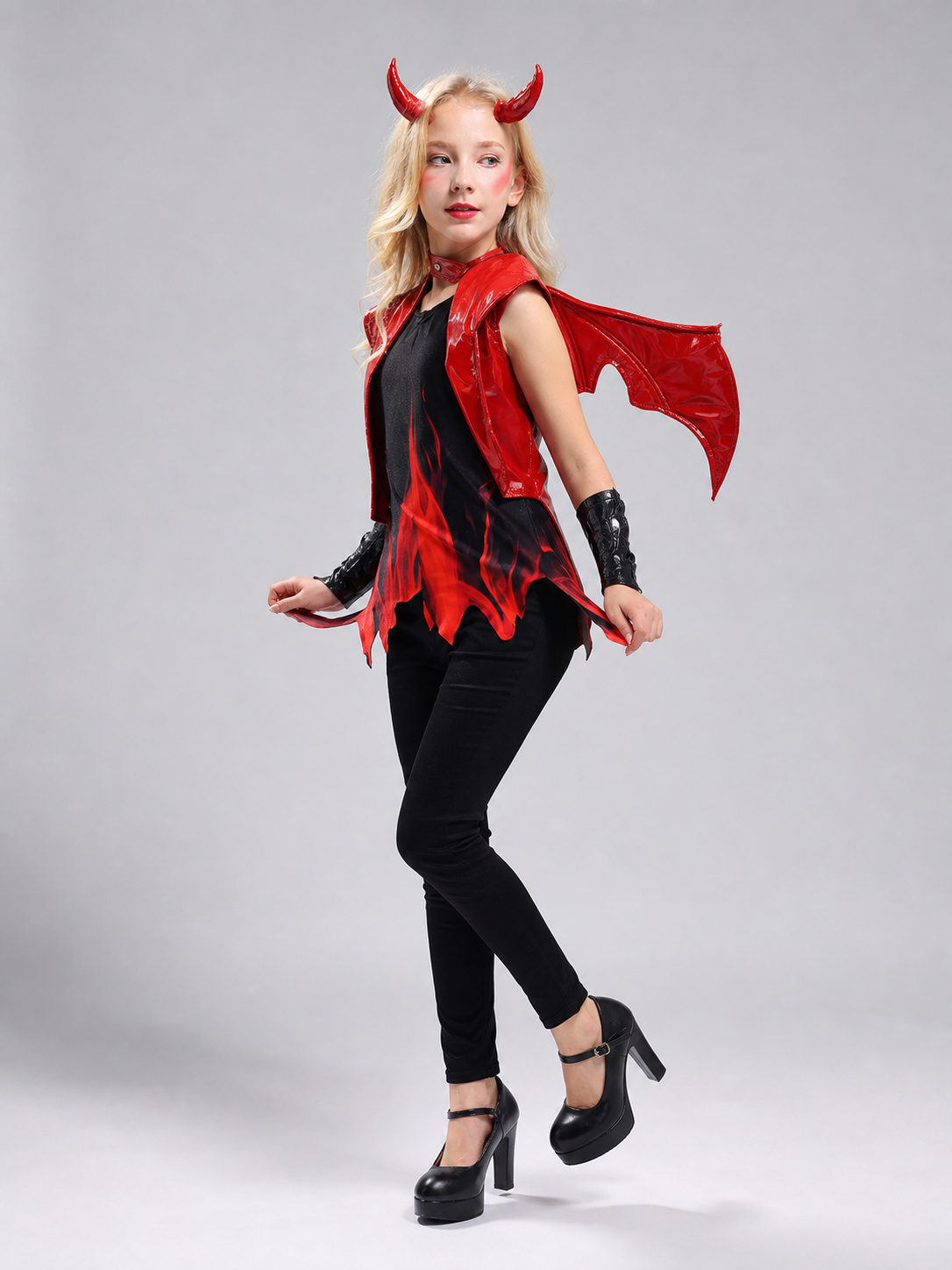 Halloween Devil Costume with Accessories
