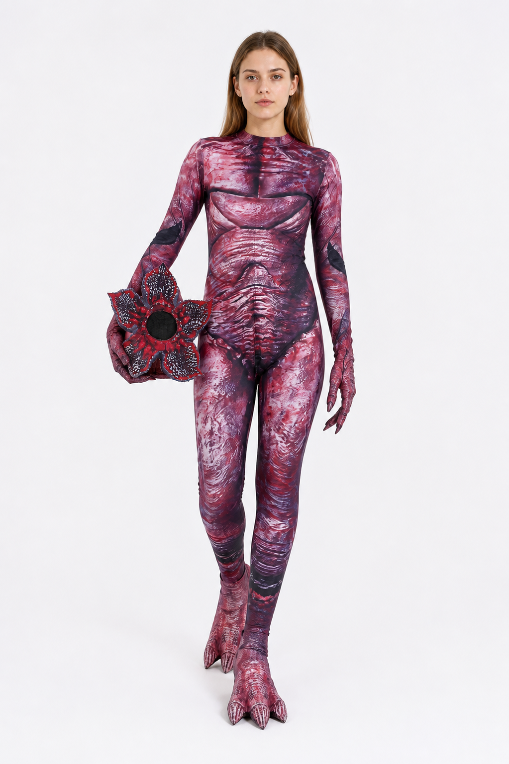 Carnival Man-Eating Flower Costume with Mask Costume Masks detail 2