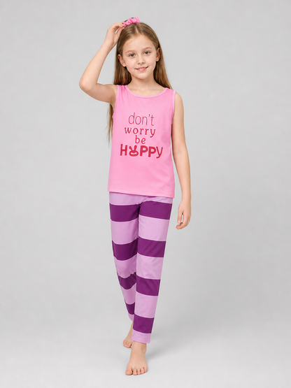 Judy Cosplay Set: Striped Sleeveless Top and Pants Costumes detail 2