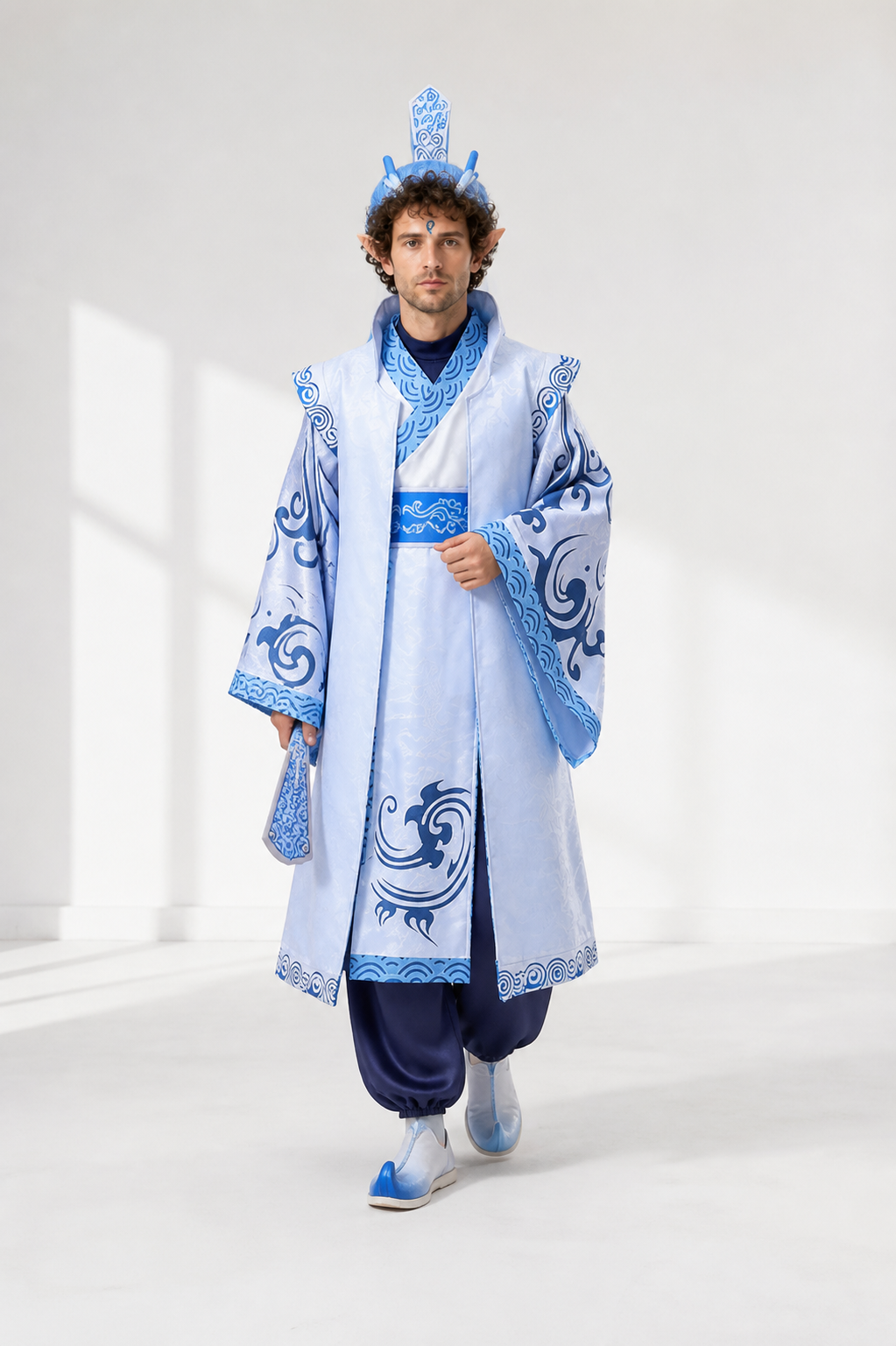 Ao Bing Cosplay Costume, Horned Set Costumes detail 2