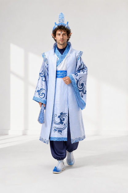 Ao Bing Cosplay Costume, Horned Set Costumes detail 2