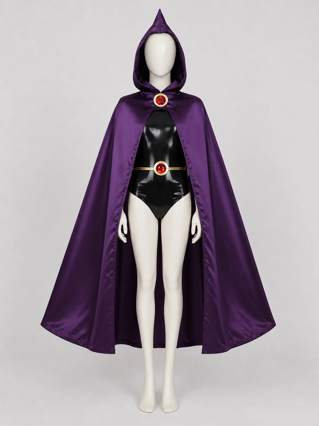 Raven Teen Titans Cosplay Costume with Cape Costume Capes detail