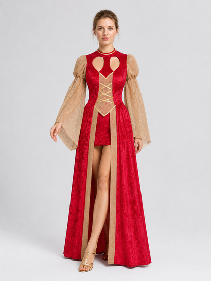Pharaoh Cosplay Dress with Wide Sleeves Costume Dresses detail 2