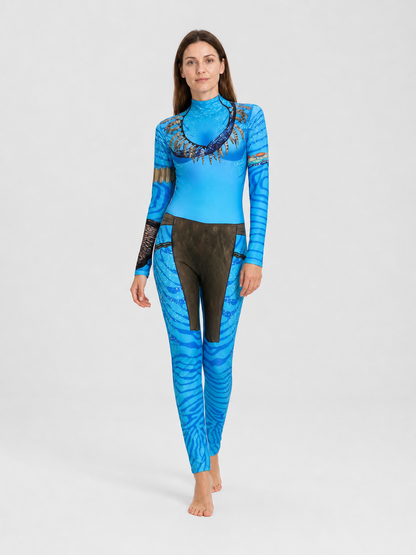 Avatar 2 Carnival Costume: Blue Jumpsuit Costumes detail 2