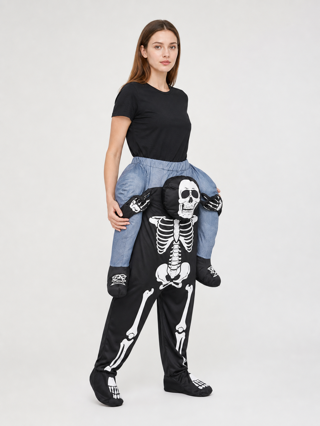 Halloween Skeleton Illusion Costume