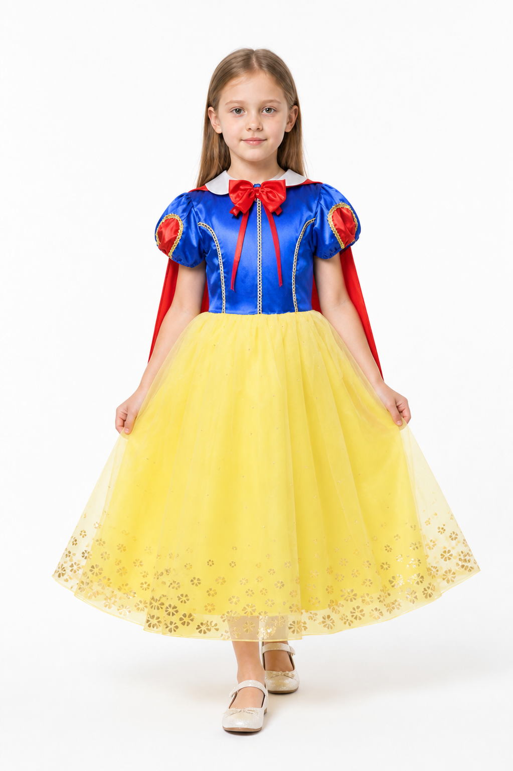 Princess Dress with Cape and Full Skirt Costume Dresses detail 2