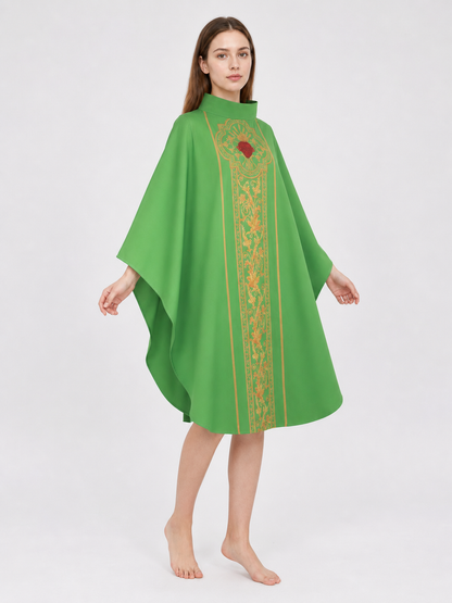 Cosplay Robe Costume with Gold Accents
