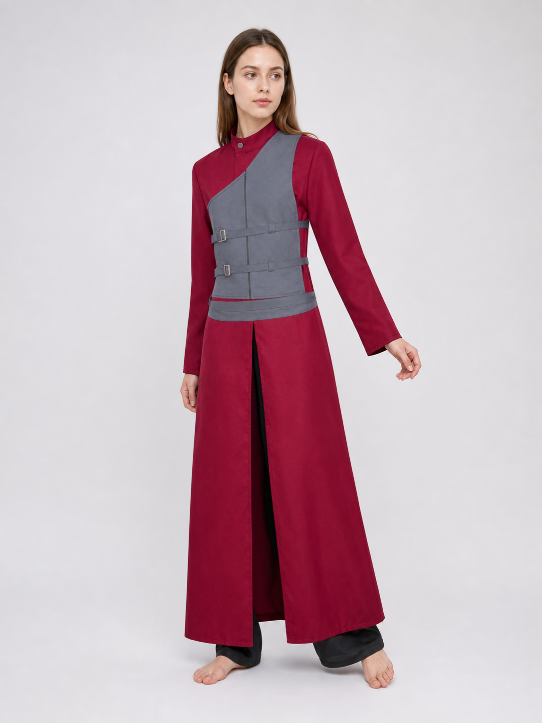 Gaara Cosplay Costume: Vest, Pants, and Bag