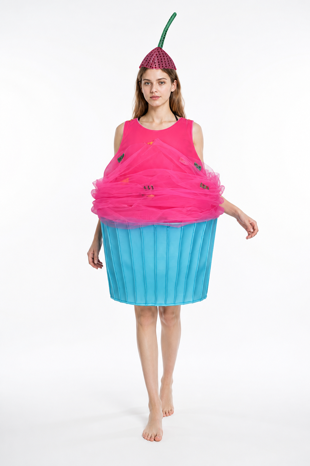 Cupcake Carnival Costume with Cosplay Hat Costume Headwear detail 2