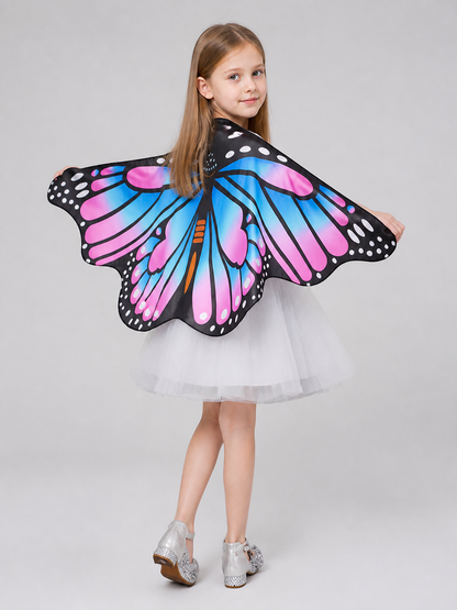 Printed Butterfly Cape for Children for Halloween Costume Capes detail 2